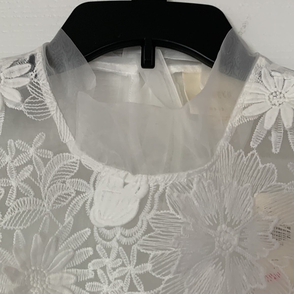 Anthropology Maeve appliqué shell top sz L - Picture 4 of 9